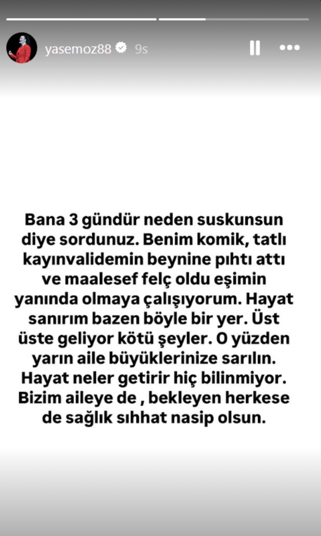 Sessiz kalınca tepki çekmişti! "Bana 3 gündür neden suskunsun diye sordunuz" diyerek kötü haberi verdi 3