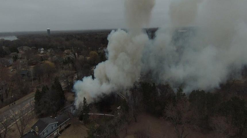 ABD'de k&uuml;&ccedil;&uuml;k u&ccedil;ak yerleşim alanına d&uuml;şt&uuml;