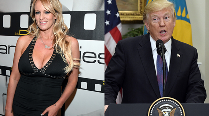 ABD &ccedil;alkalanıyor! Trump porno yıldızına 500 bin TL &ouml;demiş!