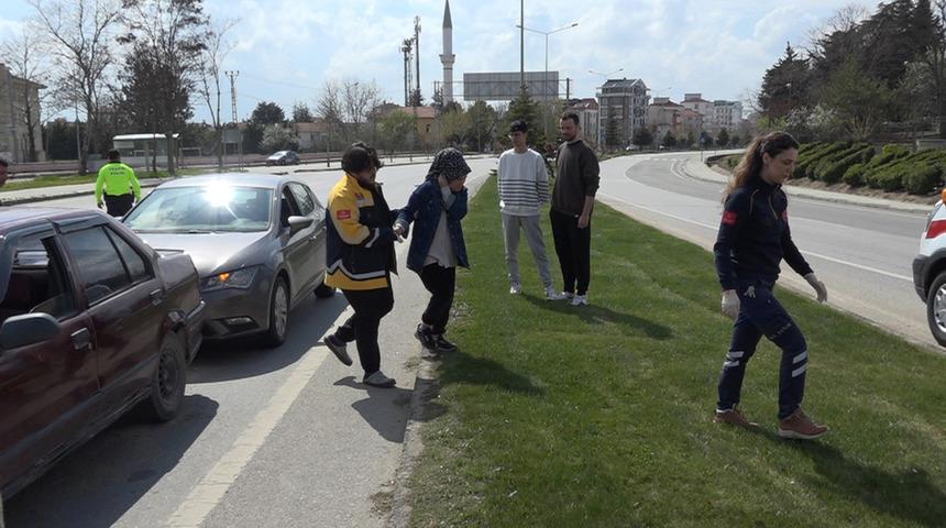 Kırklareli’nde zincirleme trafik kazası