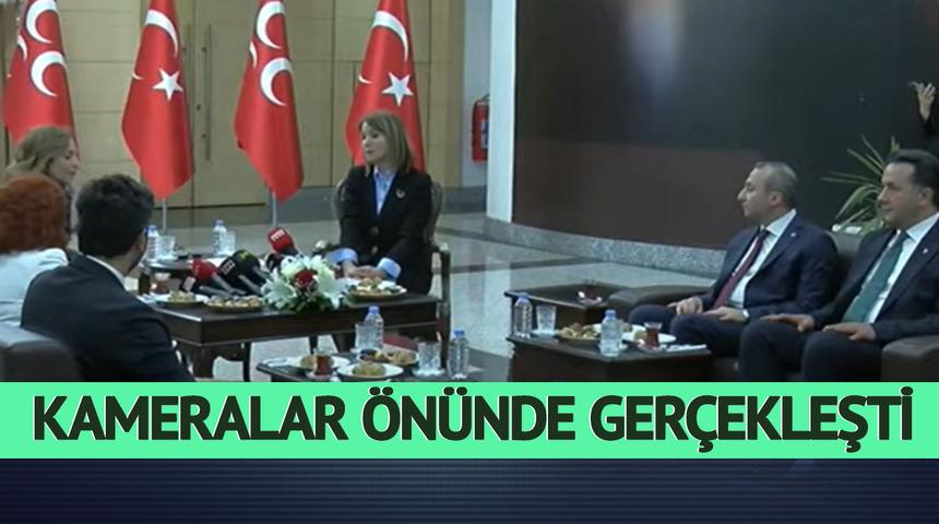 Kameralar önünde gerçekleşti! MHP ile DEM Parti arasında bir ilk: Heyetlerden karşılıklı bayram ziyareti