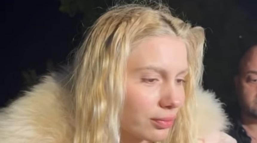 Aleyna Tilki Volkan Konak’ın vefat ettiği hastanede... Konuşmakta zorlandı