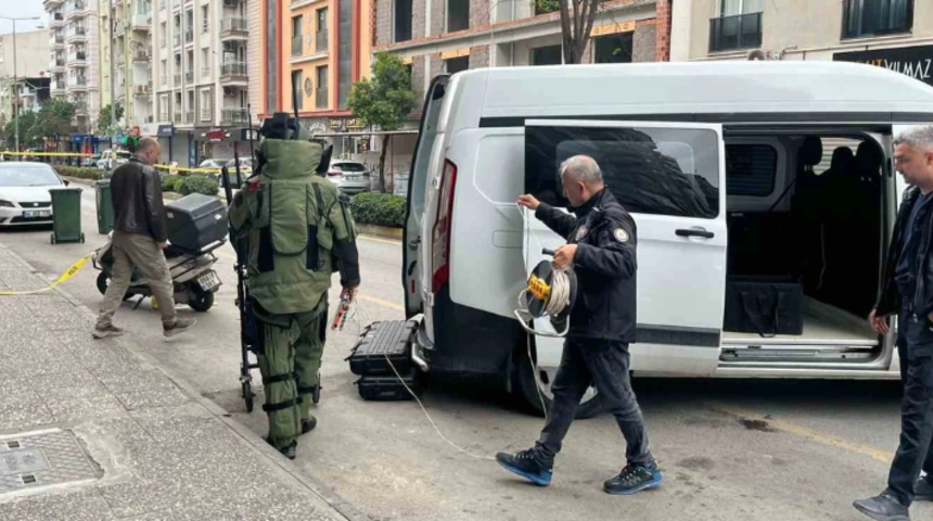 Aydın'da şüpheli paket fünye ile patlatıldı