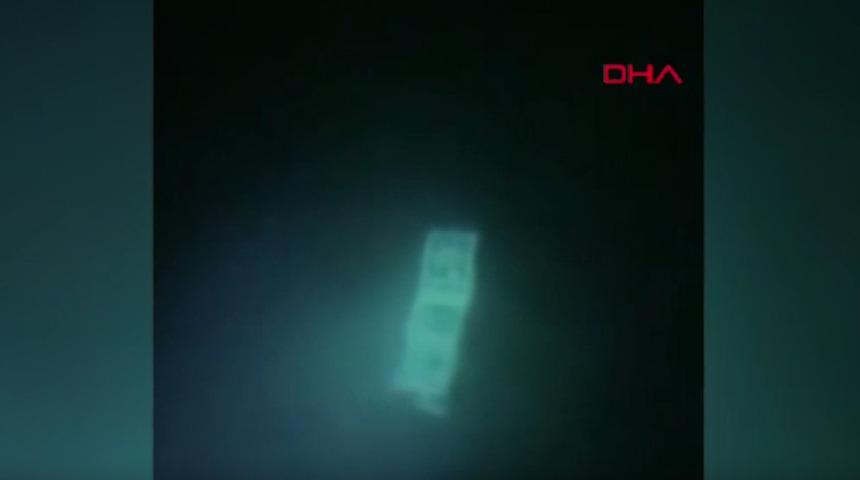 Denize düşen otomobil suya gömüldü, sürücü kendi imkanları ile kurtuldu