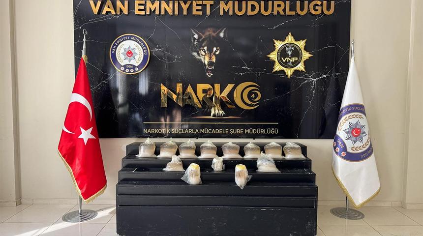 Van'da 50 kilo metamfetamin ele geçirildi