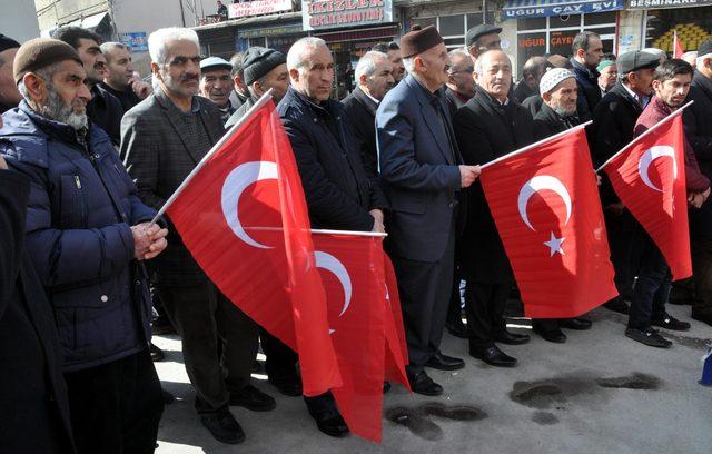 Bitlis'te STK'lardan 'Zeytin Dalı Harekâtı'na destek