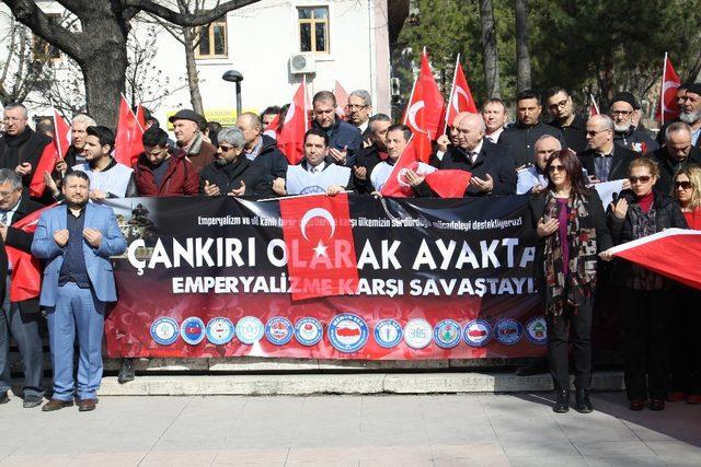 Çankırı’dan ‘Zeytin Dalı Harekatı’na destek