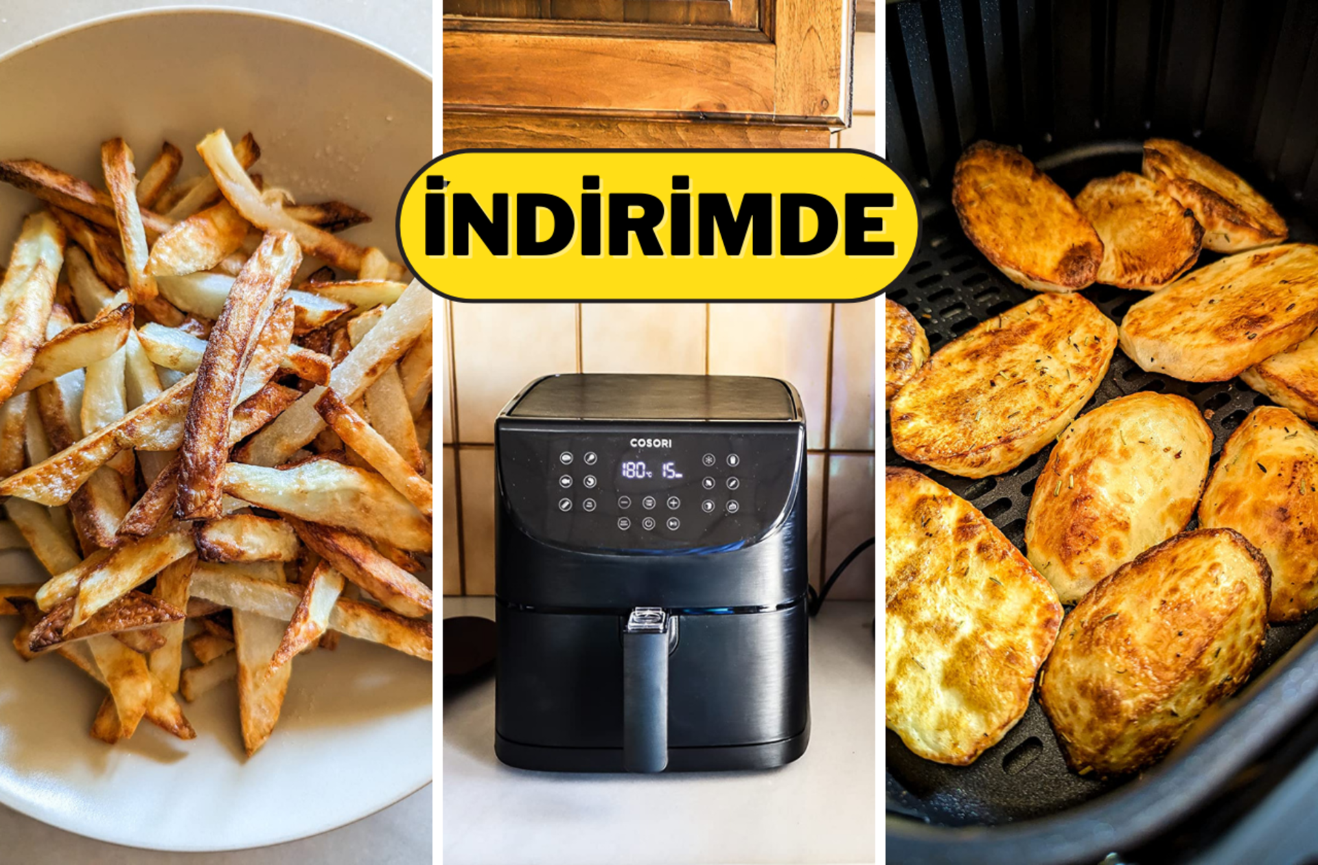 Fiyatı 2 bin 142 TL'ye düştü! Çok satan Cosori Airfyer günün fırsat ürünü oldu