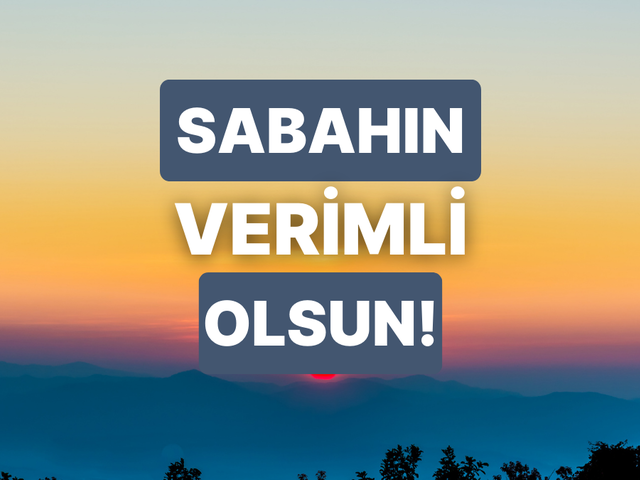 Sabah rutinini anlat, sana gün boyu verimli olmanı sağlayacak bir tüyo verelim!
