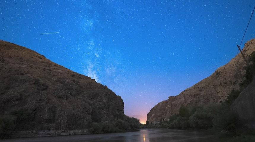 Erzincan’da yıldızların muhteşem görsel şöleni