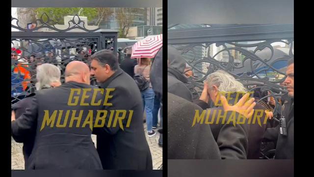 Volkan Konak'ın cenaze töreninde iğrenç olay! Yaka paça dışarı atıldı