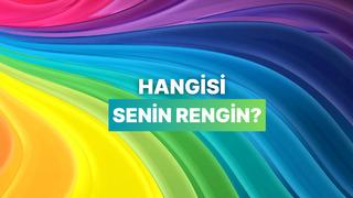 Sana en yakışan renk bu testin sonunda!