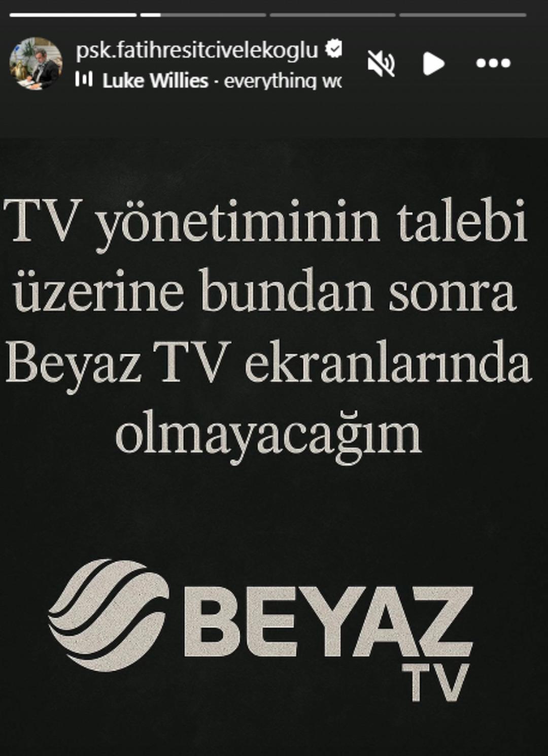 Fatih Reşit Civelekoğlu, Volkan Konak ın ölümü sonrası çirkin sözleriyle tepki çekti! Beyaz TV den kovuldu 1