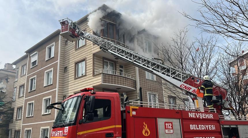 Nevşehir'de çocuk odasında çıkan yangın korkuttu