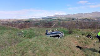 Kastamonu'da devrilen otomobilin sürücüsü hayatını kaybetti