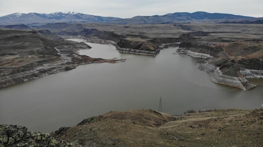 Kars'ta Karakurt Barajı yeniden su tutmaya başladı