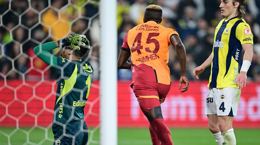 Galatasaray, Türkiye Kupası'nda Fenerbahçe'yi Osimhen'in golleriyle devirdi!