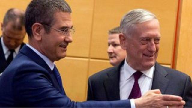Pentagon: ABD Savunma Bakanı Mattis Türkiye'den IŞİD'e odaklanmasını istedi