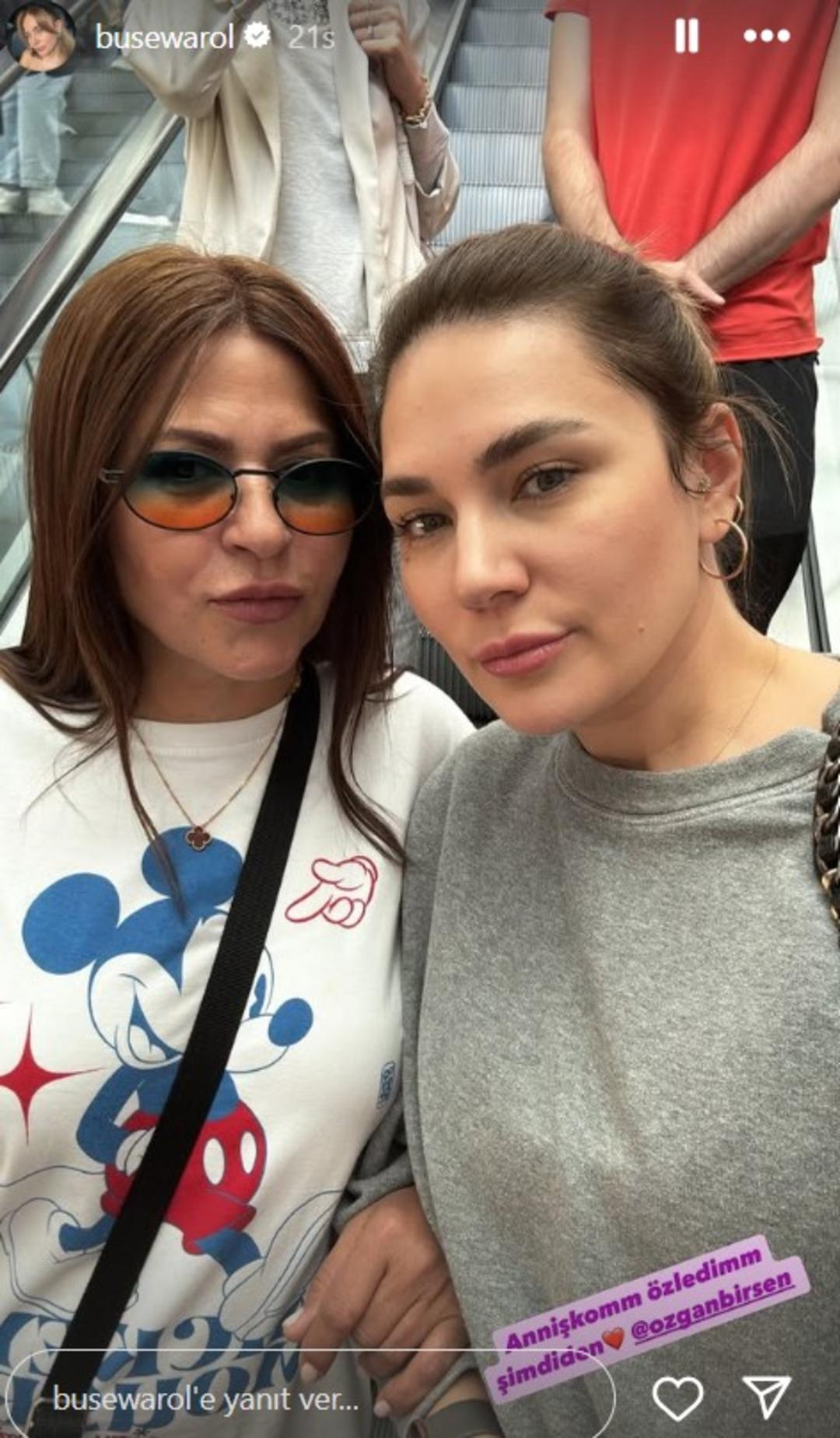 Buse Varol annesini paylaştı! Alişan ın kayınvalidesini görenler çok şaşırdı  3