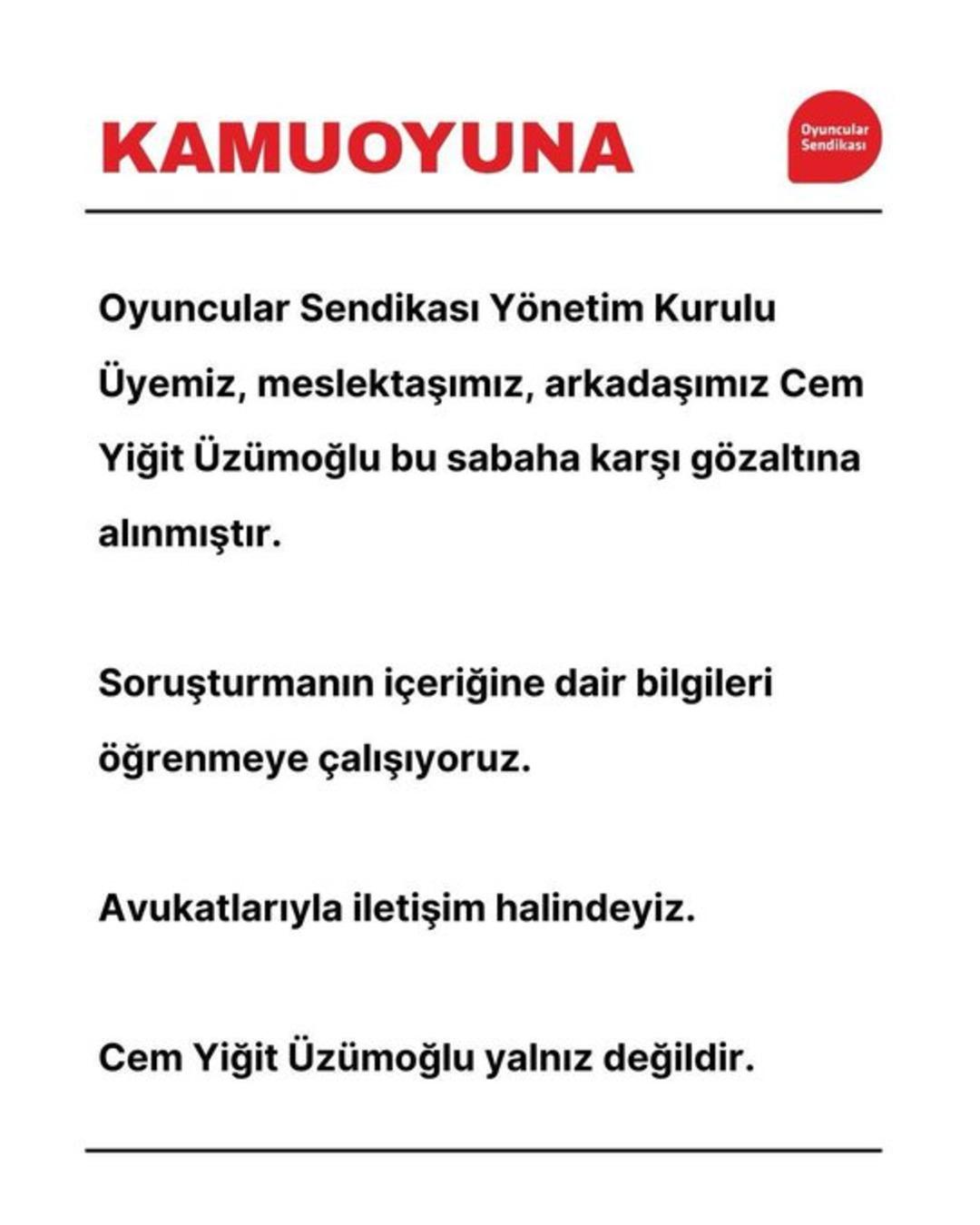 Şakir Paşa Ailesi nin yıldızı Cem Yiğit Üzümoğlu sabaha karşı gözaltına alındı! Boykot soruşturması: Serbest bırakıldı 3