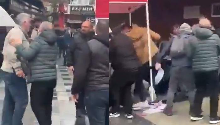 'İmamoğlu' standında kan aktı