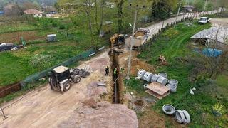 Camili’de atık su altyapısının yüzde 50’si tamam