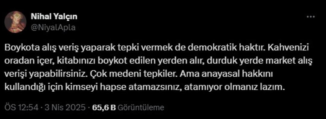 Bahar ın Efsun u Nihal Yalçın Cem Yiğit Üzümoğlu na destek çıktı!  Hapse atamazsınız  2