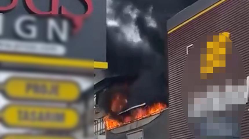 Ankara'da mobilya imalathanesinde yangın! Ekipler sevk edildi