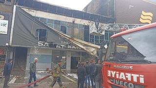 Ankara'da 2 katlı mobilya dükkanında yangın