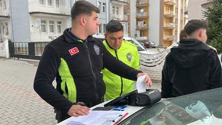 İhtara uymayan motosikletin sürücüsü ile sahibine 100 bin lira cezası kesildi!