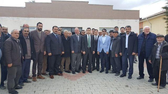 Kaman İlçesi Aydınlar Köyü’nde çiftçi bilgilendirme toplantısı yapıldı