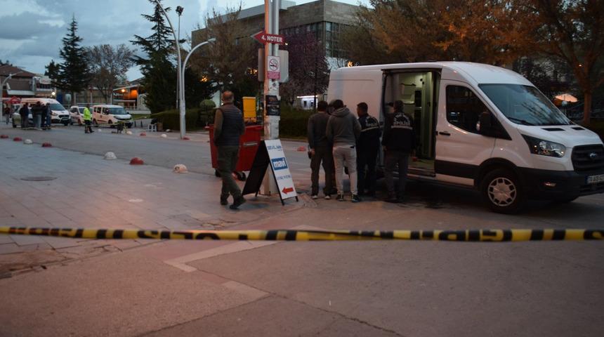 Karaman'da fünye ile patlatılan çantadan para çıktı!