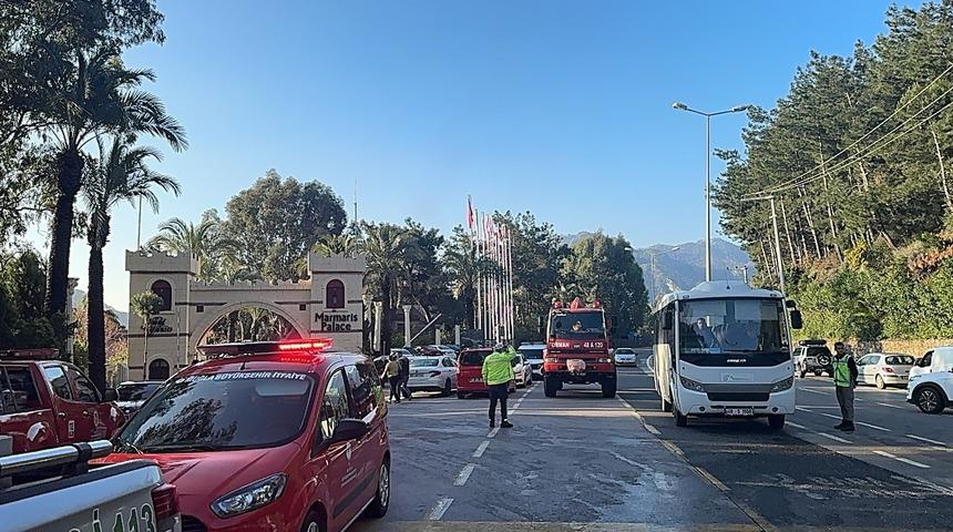 Marmaris'te otel yangını
