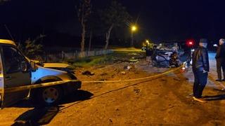 Amasya’da minibüs ile hafif ticari araç kafa kafaya çarpıştı: 7 yaralı