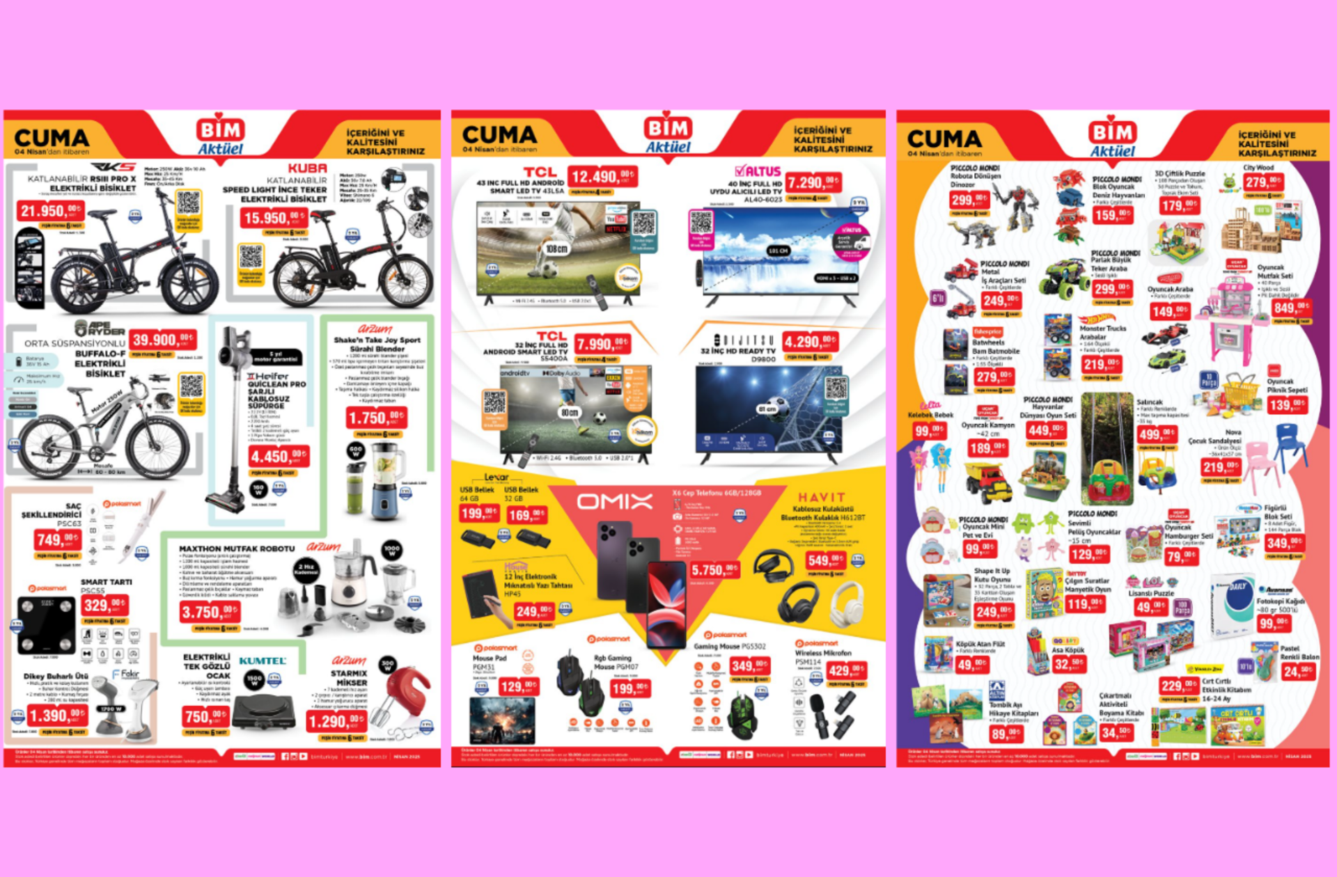 BİM'e Arzum mutfak robotu geliyor! 4 Nisan 2025 BİM Aktüel Kataloğu burada