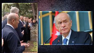 MHP'den Alparslan Türkeş'in mezarına ziyaret: Devlet Bahçeli katılmadı, gözler öğleden sonraya çevrildi