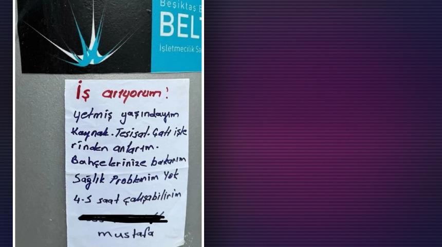 Yürek sızlatan iş ilanı! "70 yaşındayım, sağlık sorunum yok..."
