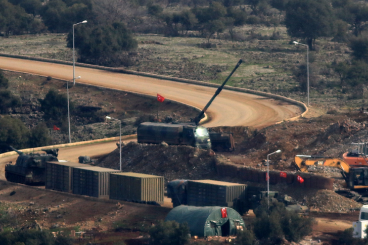 Sınırdan çok sıcak görüntüler... Bombardıman başladı G4