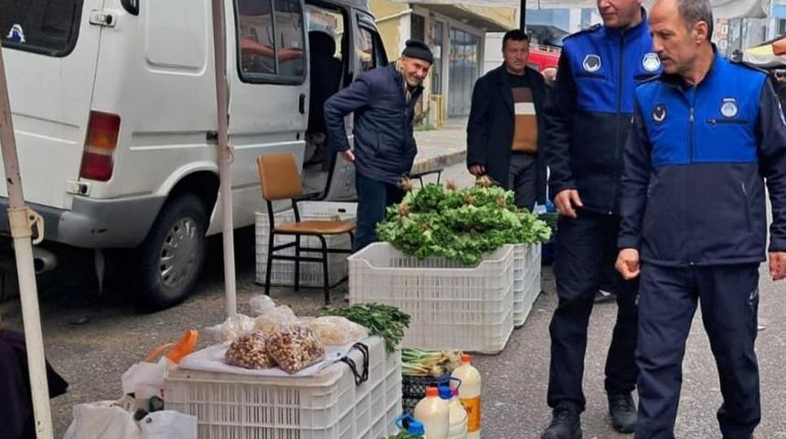 Canik'te semt pazarlarına denetim