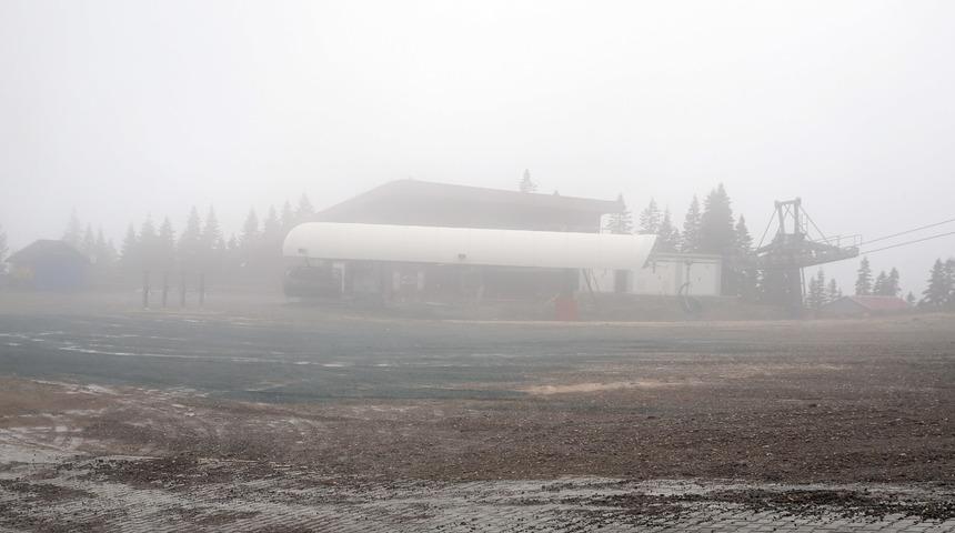 Ilgaz Dağı'nda sıcaklık düştü, sis etkili oldu