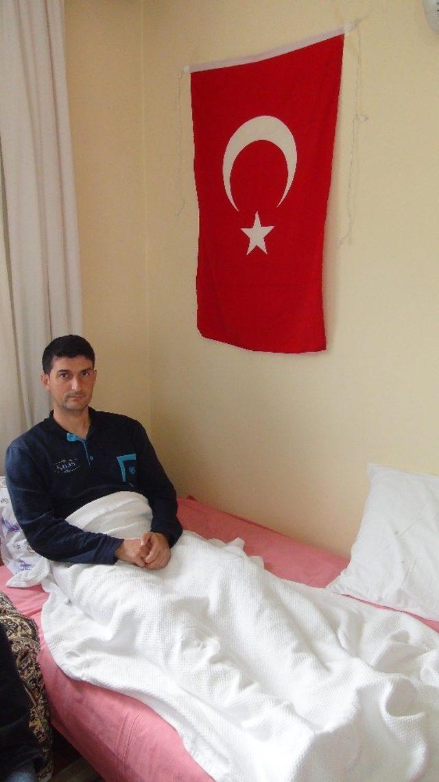 Afrin gazisi Astsubay H&uuml;seyin &Ccedil;akır baba ocağı Silifke&rsquo;ye getirildi 2