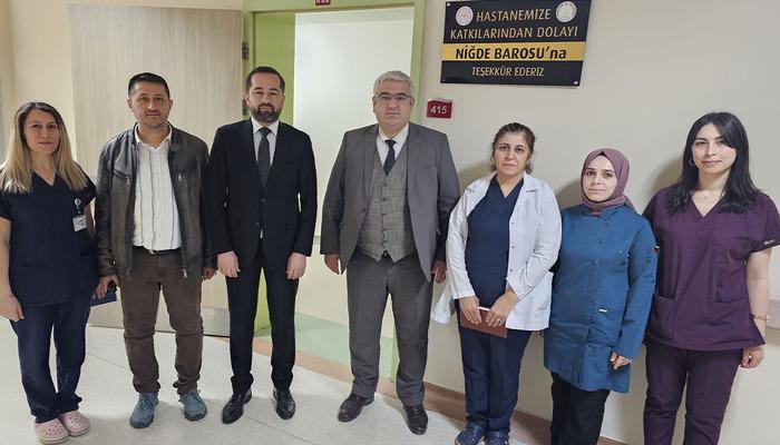 Niğde Barosu'ndan 5 Nisan Avukatlar Günü'nde anlamlı bağış