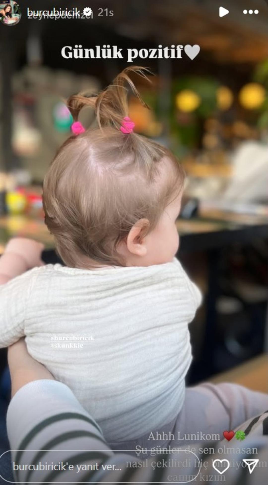 Burcu Biricik kızını paylaştı! İşte minik Luna... 3