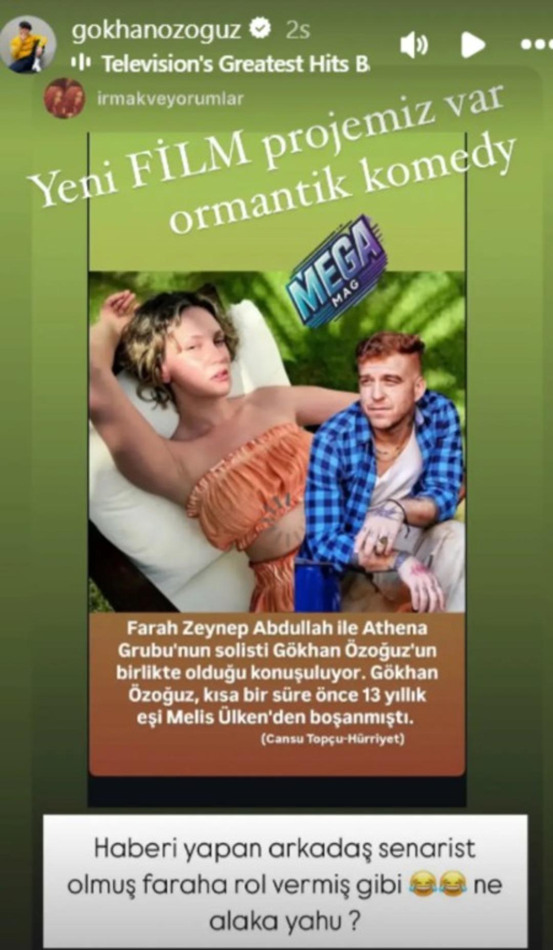 Farah Zeynep Abdullah ile aşk yaşıyor denmişti.... Athena Gökhan çok net konuştu  1