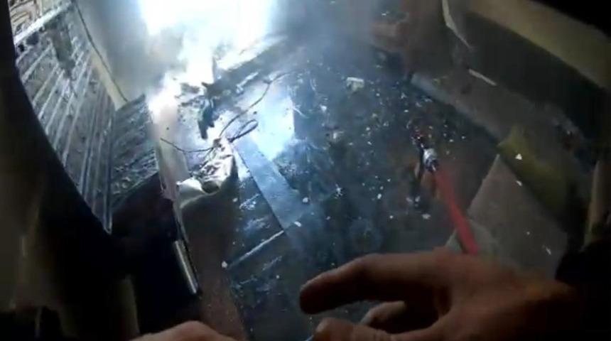 Mersin'de ev yangını maddi hasara neden oldu