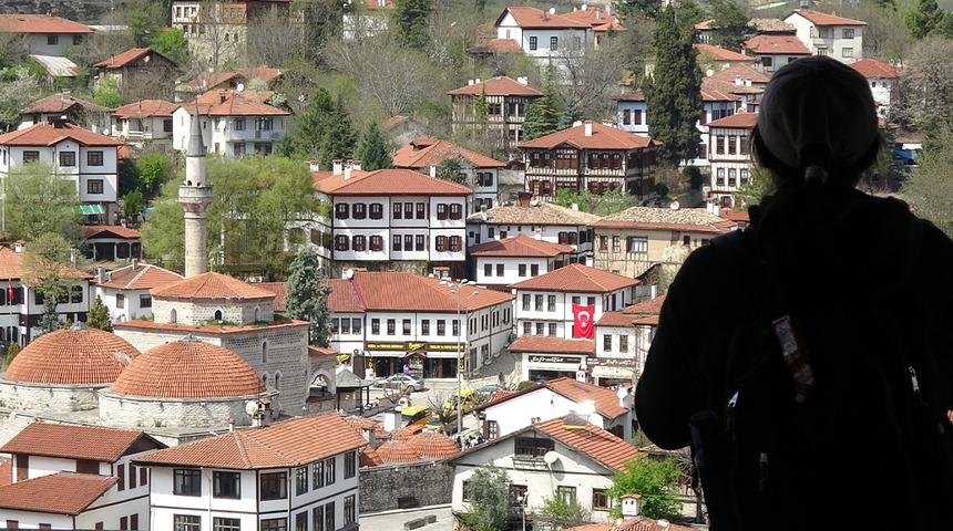 Safranbolu'da bayram tatili yoğunluğu devam ediyor...
