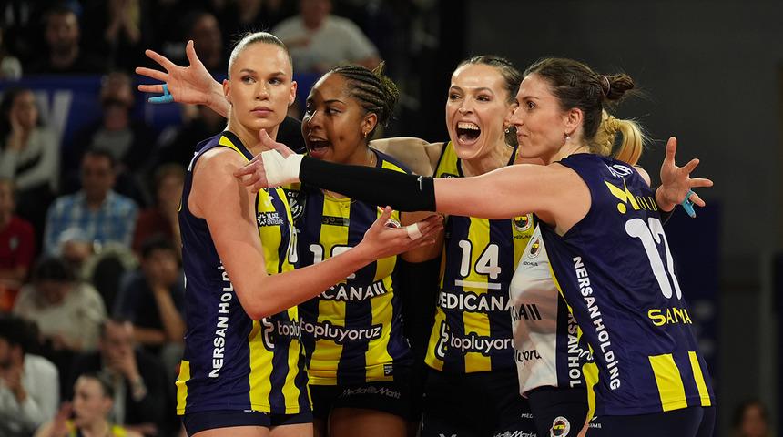 Kupa Voley'de şampiyon Fenerbahçe oldu!