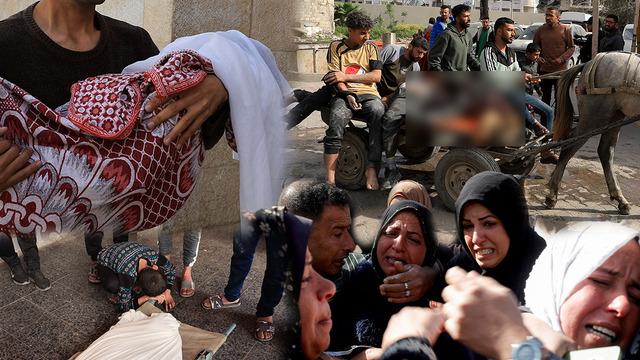 Dünya sessiz görüntüler çok kötü! İsrail katliamına devam ediyor: Gazze'ye yoğun bombardıman