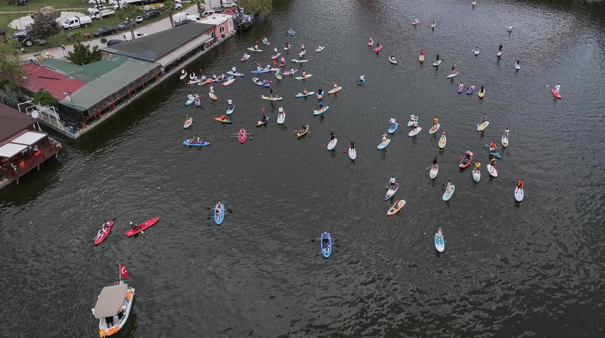 Uluslararası Portakal Çiçeği Karnavalı kapsamında su korteji yapıldı
