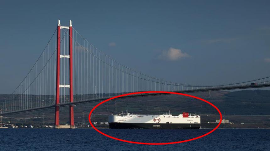 39 gün sonra Türkiye’ye ulaştı! 7 bin araçlık dev gemi! BYD adeta çıkarma yaptı…